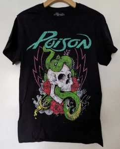 MENS POISON CONCERT TOUR GRAPHIC TEE T-SHIRT OFFICIALLY LICENSED - Picture 1 of 1
