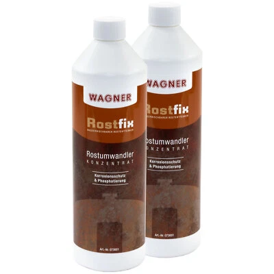 2x1Liter Rostumwandler Rostlöser Tank Wagner Rost Rostentferner Entroster rostig - Bild 1 von 4