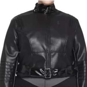 Hot Topic Faux Leather Motorcycle Jacket - Picture 1 of 9