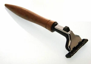 Shaver SHESHAMHOLZ compatible with Gillette Contour blades DR. DITTMAR Germany