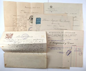 Peru Konvolut Dokumenten Lot Regierung Billhead Briefkopf 1890er bis 1930er Jahre - Bild 1 von 11