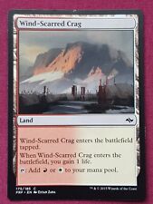 Magic The Gathering FATE REFORGED WIND-SCARRED CRAG land card MTG