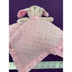 Pro Goleem Pink Bunny Lovey Minky with Nubs Dots Stain backing Security Blanket