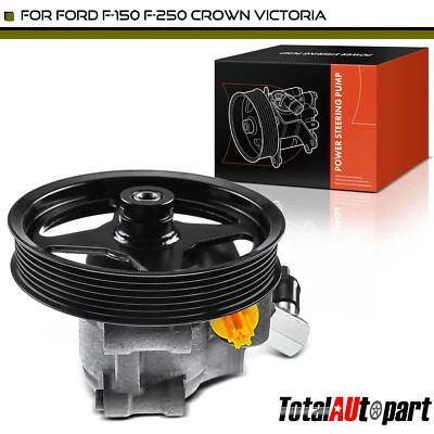 Power Steering Pump for Ford F-150 1997 1998 1999 2000 2001-2003 Crown Victoria - Image 1 of 4