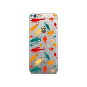 iPhone  XR, XS, XS Max, X, 6,7,8, 8 Plus MultiColor Fish Mania Case - Picture 1 of 13