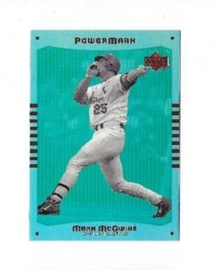 Tarjeta de béisbol 2000 cubierta superior Mark MCGWIRE POWERMARK #MC8 INSERTO SIN PRECIO BASE UD POWER - Imagen 1 de 2