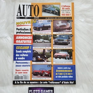 Magazine Auto Styl - 3 - Ferrari 348 TS - Daytona - RARE - Auto - Floto Games - Imagen 1 de 2