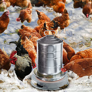 Podgrzewacz do wody dla drobiu Podgrzewana podstawa, podgrzewacz wody dla kurczaka do gospodarstwa 30°C / 86°F