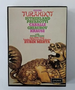 Puccini Turandot Sutherland Caballe Ghiaurov London Philharmonic Kassetten - selten - Bild 1 von 4