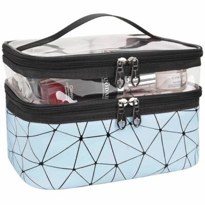 Professional Large Cosmetic Case Makeup Bag Storage Handle Organizer Travel Kit - Image 1 of 4