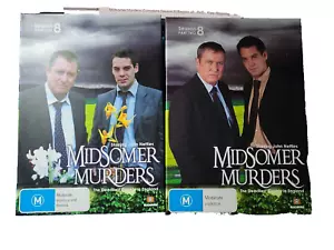 MidSomer Murders π¬ Season 8 Parts 1 & 2 - 4 discs (all region ) π¬ DVD SET - Picture 1 of 4