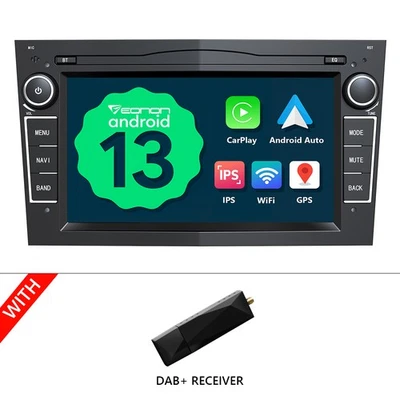 DAB+ Android 13 7"Autoradio CarPlay Für Opel Corsa C D Astra H Zafira B GPS Navi - Bild 1 von 4