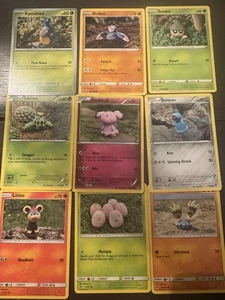 Yuka Morii Pokemon Card Nine Clay Art Snubbull Karrablast Seedot Binacle Cacnea - Picture 1 of 11