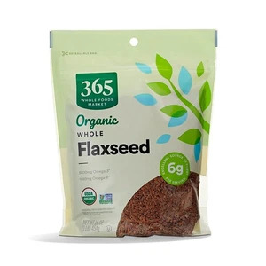 365 by Whole Foods Market, Flaxseed Whole Organic, 16 Ounce - Picture 1 of 3