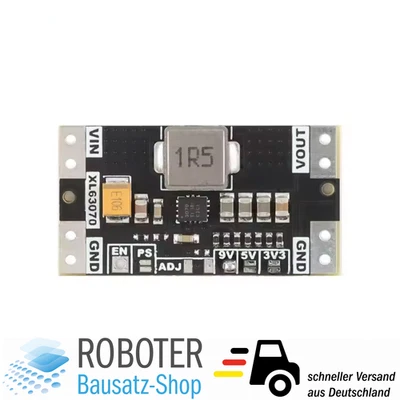 MAKERMIND TPS63070 Buck-Boost Modul–Automatische Step-Up/Step-Down Spannungsregelung 9V DC