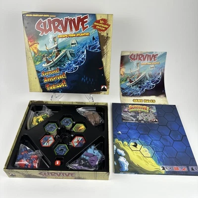 Survive: Escape from Atlantis 30th Anniversary Edition Board Game, 2016 Complete - Image 1 of 4