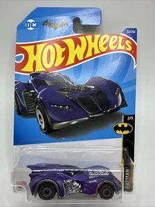 2010 Mattel Hot Wheels Batman Arkham Asylum Batmobile #2/5 lila - Bild 1 von 7