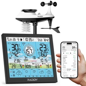WF-120P Professional Wi-Fi Weather Station with App Control, 10″ HTN Color Di... - Bild 1 von 9
