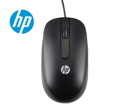 HP  Black Optical Mouse USB Mouse Wired 2-Button - Black (672652-001) - Image 1 of 4