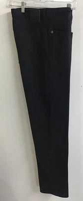 Zegna Men Delave Roccia Black City 5 Pocket Jean Cotton+ Size 35 Slim Fit - Image 1 of 4