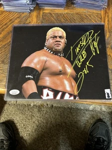 Photo autographe signée Rikishi WWF WWE HOF 8x10 avec certification JSA - Photo 1/2
