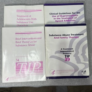 SAMHSA Treatment Improvement Protocols TIP 32 34 39 40 Substance Abuse - Picture 1 of 5