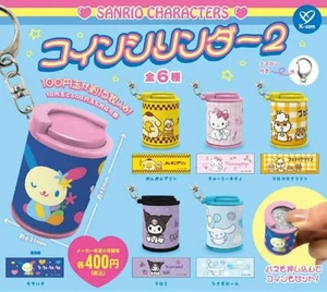 Cilindro Monete Personaggi Sanrio Part.2 / Capsula Giocattolo 6 Tipo Completo Comp Set Gacha - Foto 1 di 2