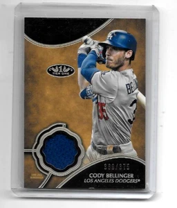 Camiseta usada Cody Bellinger 2019 Topps nivel uno juego #/375 - Imagen 1 de 1