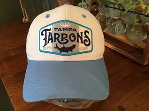 New Minor League Baseball Tampa Bay TARPONS Hat Cap Baby BLUE & WHITE SnapBack - Picture 1 of 5