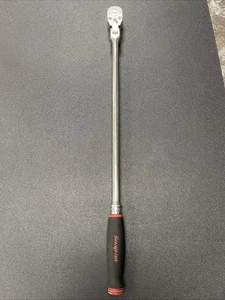 Snap-On 1/2" Drive 25" Long Handled RED Dual 80 Flex Head Ratchet SHLF80A - Foto 1 di 15