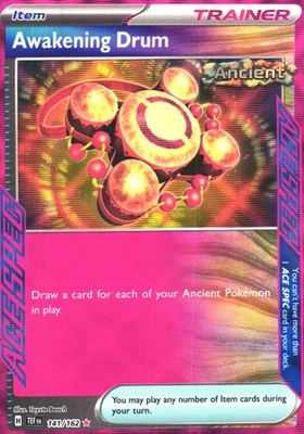 Awakening Drum 141/162 Near Mint SV05: Temporal Forces Pokemon Shipnow - Image 1 of 2
