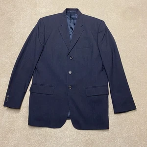 Margaret Howell Suit Blazer Jacket 38" Men's Black Wool 3-Button - Picture 1 of 9