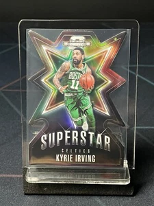 Troquelados Panini Contenders Optic Superstar 2018-19 Prizm Kyrie Irving #3 plateado - Imagen 1 de 2