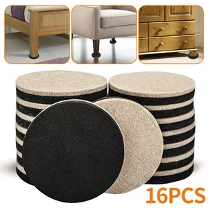 16Pcs Chair Leg Feet Pads Moving Sliders Furniture Table Floor Protectors Mats - Picture 1 of 7