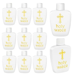 10 Pcs Holy Water Bottles Plastic 2oz Holy Water Container Empty Containers w... - Picture 1 of 7
