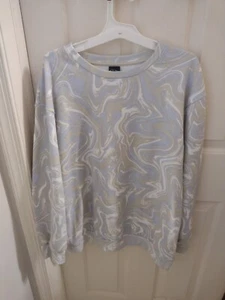 NEW Girls XL 14-16 Art Class swirly pastel oversize sweatshirt - SHips fast! - Picture 1 of 3