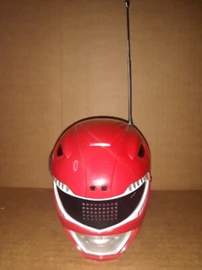 Red Ranger Helmet Mighty Morphin Power Rangers AM/FM Radio Vintage 1990s Jason - Picture 1 of 11