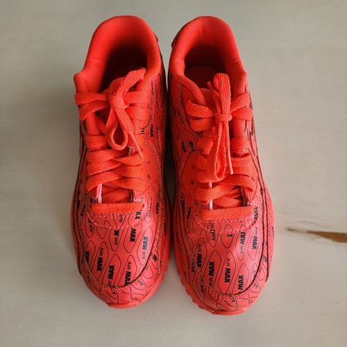 NIKE AIR MAX 90 SE LTR (GS) "ALL OVER" TAGLIA 4 5Y DONNA TAGLIA 6 5 [859560 600]