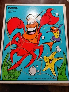 Vintage Playskool Holz Disney Puzzle Sabastan - Bild 1 von 5