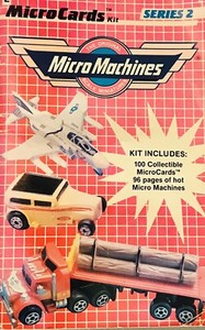 Micro Cards Kit Series 2 Micro Machines Original Scale Miniatures Book 1989 toys
