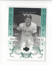 2005 Upper Deck Hall of Fame Green #73 Whitey Ford Yankees /200 