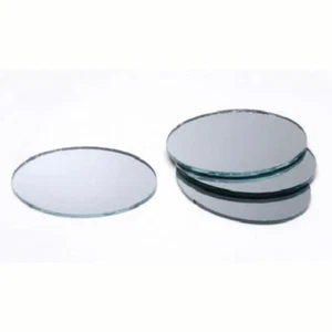 2 x 3 inch Small Craft Oval Mirrors Bulk 24 Pieces Mosaic Mirror Tiles - Picture 1 of 2