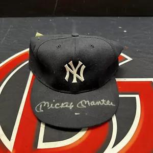 Mickey Mantle Autographed New York Yankees Signed Hat JSA LOA - Picture 1 of 11