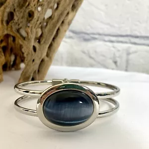 Brazalete de primavera vintage azul gris ojo de gato - Imagen 1 de 6