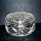 BACCARAT Boite Bonbonnière en cristal taillé sucrier XXe s.