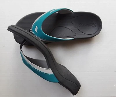 Nuevas sandalias ortopédicas Powerstep Fusion para mujer verde azulado/gris soporte para el arco tallas 6-11 Foto 1 de 4