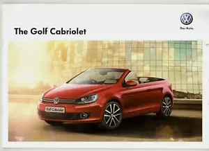 Volkswagen Golf Cabriolet Mk6 2012-2013 UK Market Sales Brochure S SE GT GTi - Picture 1 of 1