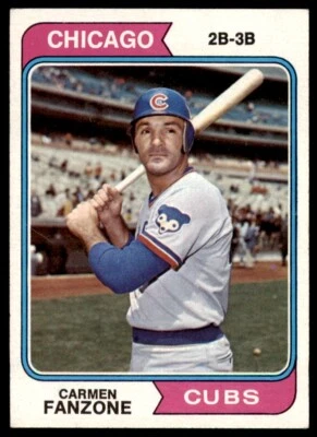 1974 Topps Carmen Fanzone . Chicago Cubs #484 - Image 1 of 2