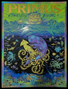 Primus 2022 Foil Variant Tour Poster Signed & Numbered #50 Artist Edition - Picture 1 of 1