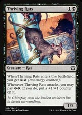 1x MTG Thriving Rats - Kaladesh common - Magic Card